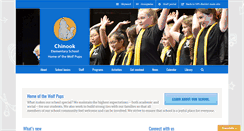 Desktop Screenshot of chinook.vansd.org